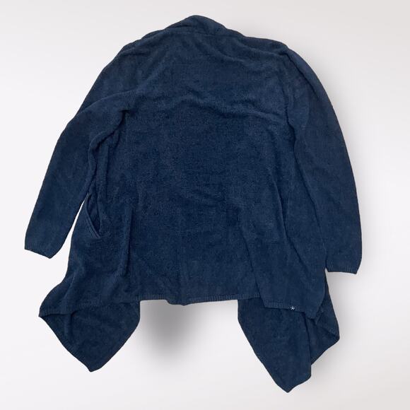 Barefoot Dreams Navy Blue CozyChic Lite Island Wrap Size L/XL - Picture 3 of 10